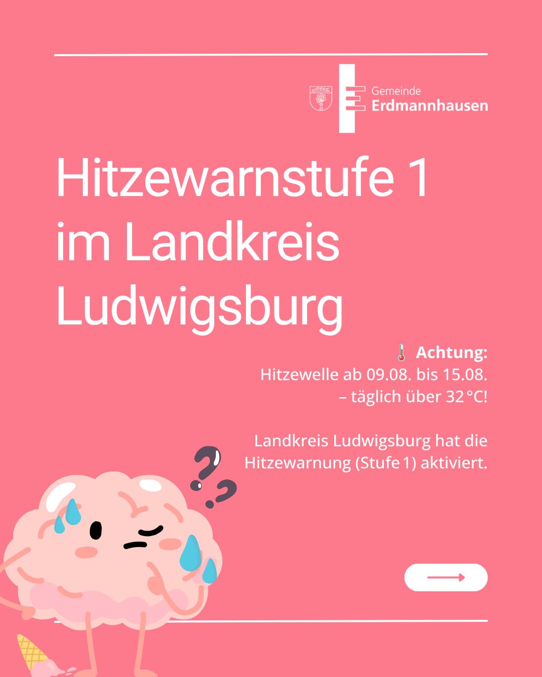 🌞 Die nächste Hitzewarnung ist da! 🥵

Für den Zeitraum von Sonntag, 09.08., bis Samstag, 15.08.2026, werden im...